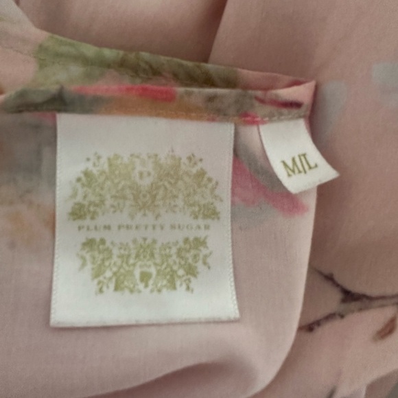 Free People Intimately Bralette and Plum Pretty Sugar Fringe Kimono Bundle - Picture 7 of 8